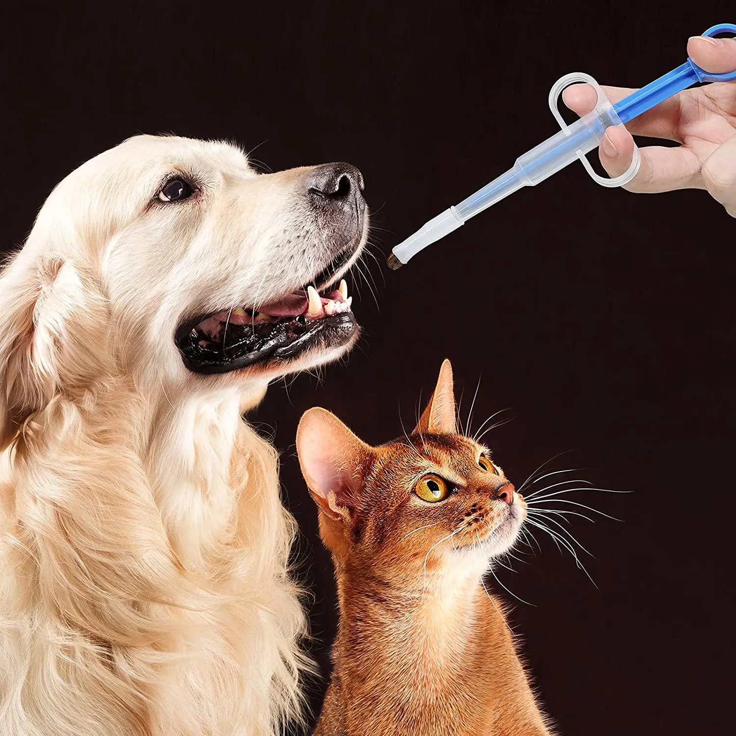 2-Piece: Pet Tablet Syringe Pusher