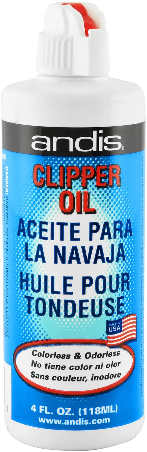 Andis Clipper Oil, 4 oz