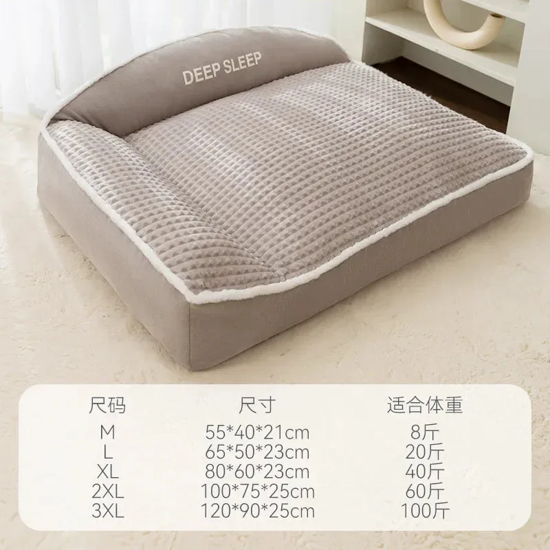 Autumn and Winter New Kennel Medium Large Dog Daikin Hair Nest Warm Thickened Cat Mattress Pet Daily Necessities Accessories