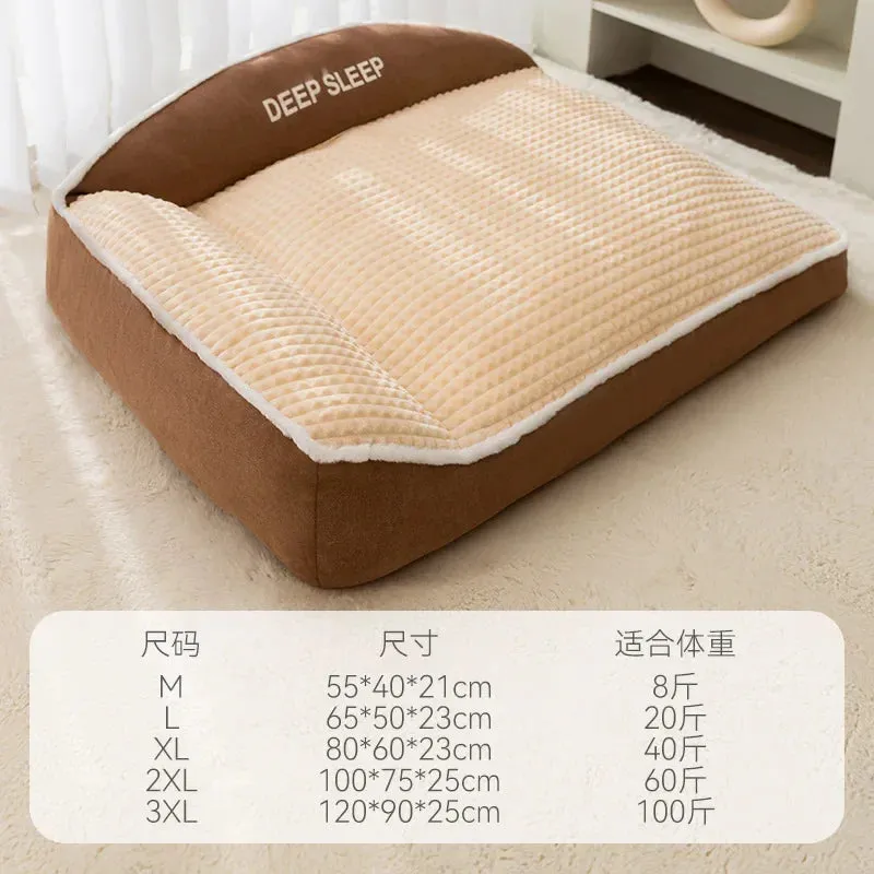 Autumn and Winter New Kennel Medium Large Dog Daikin Hair Nest Warm Thickened Cat Mattress Pet Daily Necessities Accessories