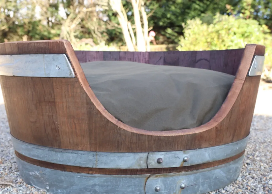 Barrel Dog Bed - Circular | Cambridge Road Pets