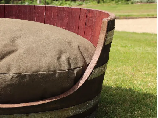 Barrel Dog Bed - Circular | Cambridge Road Pets