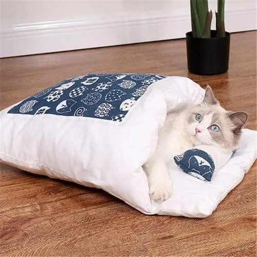 Calming Cat Cave Sleeping Bag