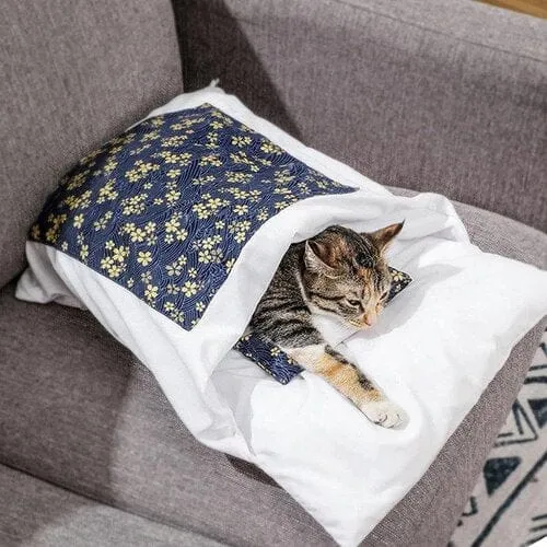 Calming Cat Cave Sleeping Bag