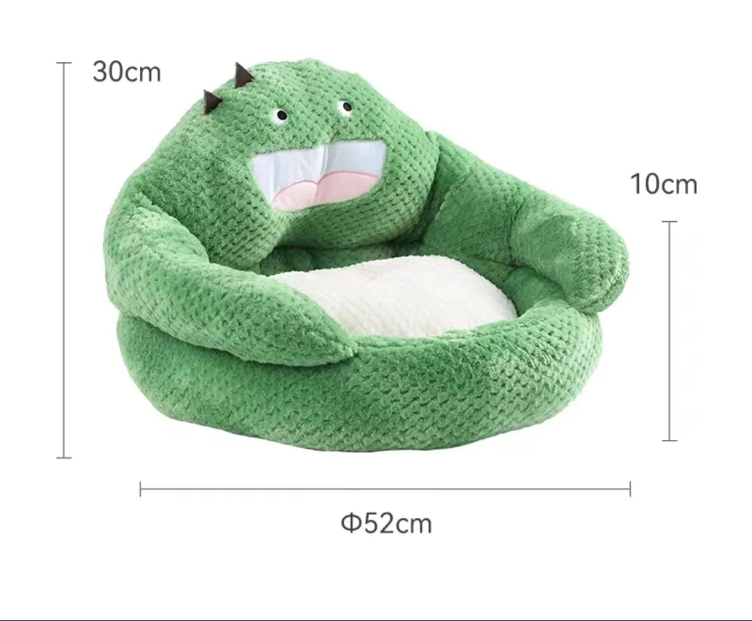 Cozy Cactus Pet Cat Nest: Warm and Comfy Dog Bed for Cats and Small Dogs, Perfect Cat Sleeping Cave Mats for Winter