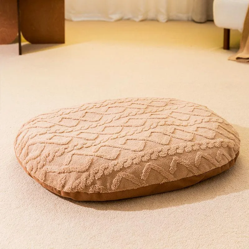 Deep Sleep Oval Thick Sponge Pet Bed Nest