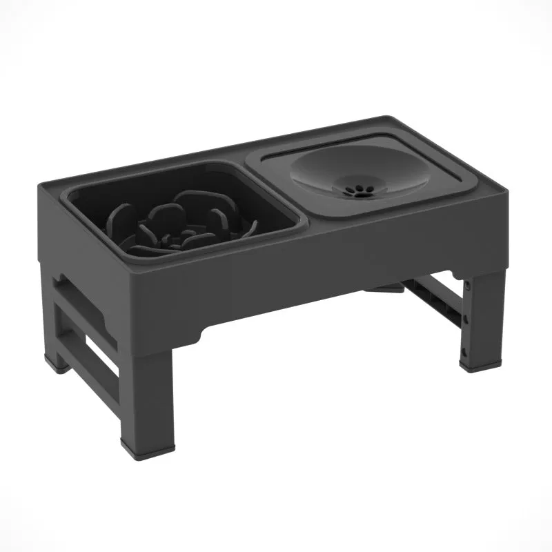 Elevated 2in1 Slow Feeder StressFree Pet Feeding
