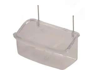FEEDER AGAINST SPILLING 10,5x5,5x5cm transparent