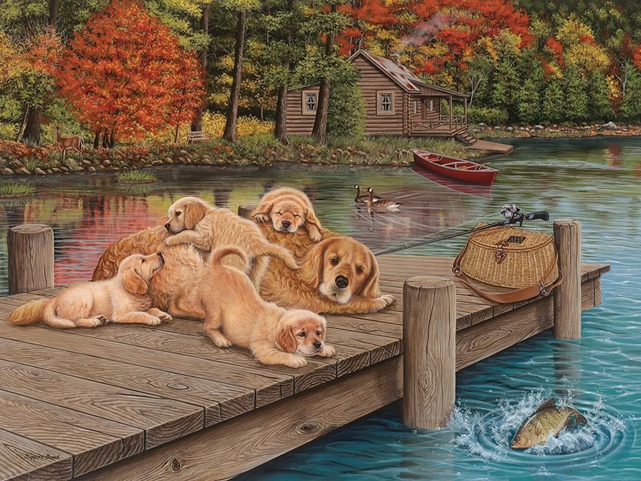 Golden Retriever 1000-Piece Puzzle