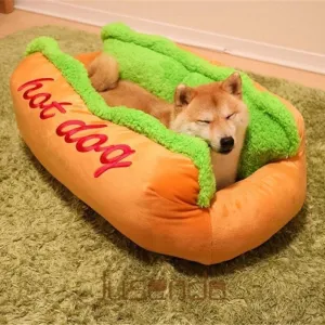 Hot Dog Pet Bed