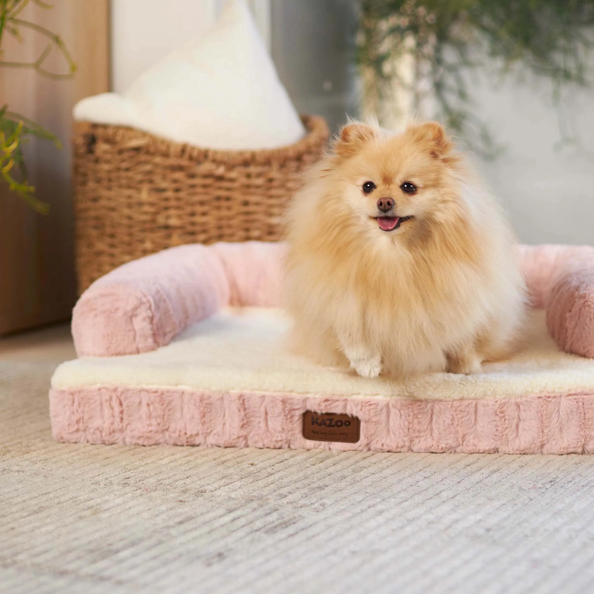 Kazoo Boudoir Medium Blush Dog Bed