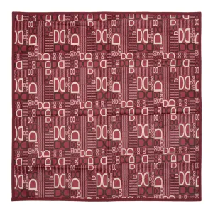 Kuber Industries Square D Print Both Sided Bed Server Food Mat (Magenta)