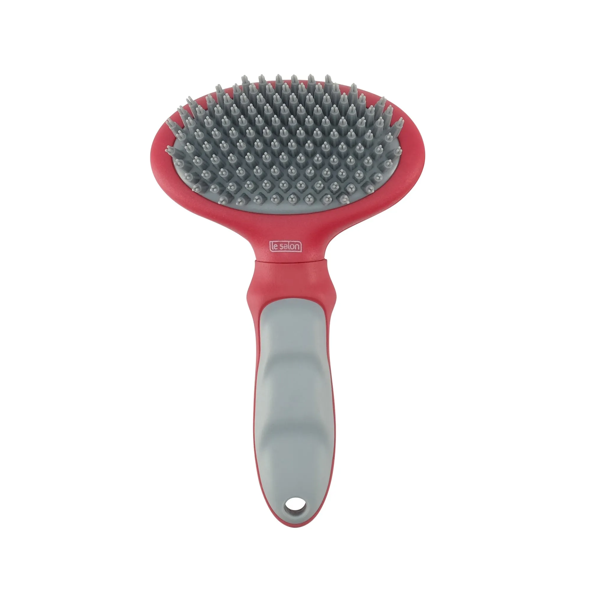 Le Salon Essentials Dog Rubber Slicker Brush - Large