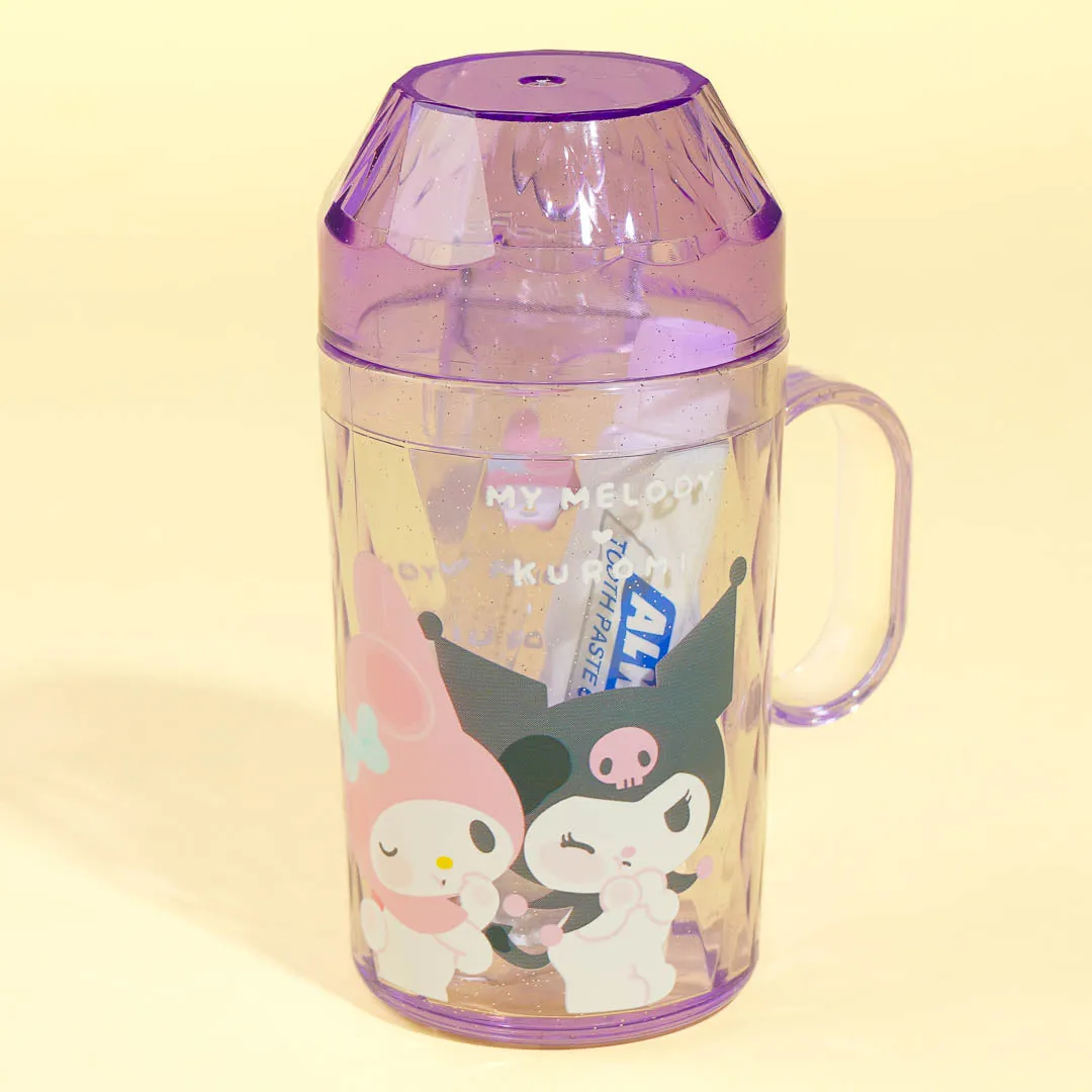 My Melody x Kuromi Mugyutto Toothbrush & Cup Set
