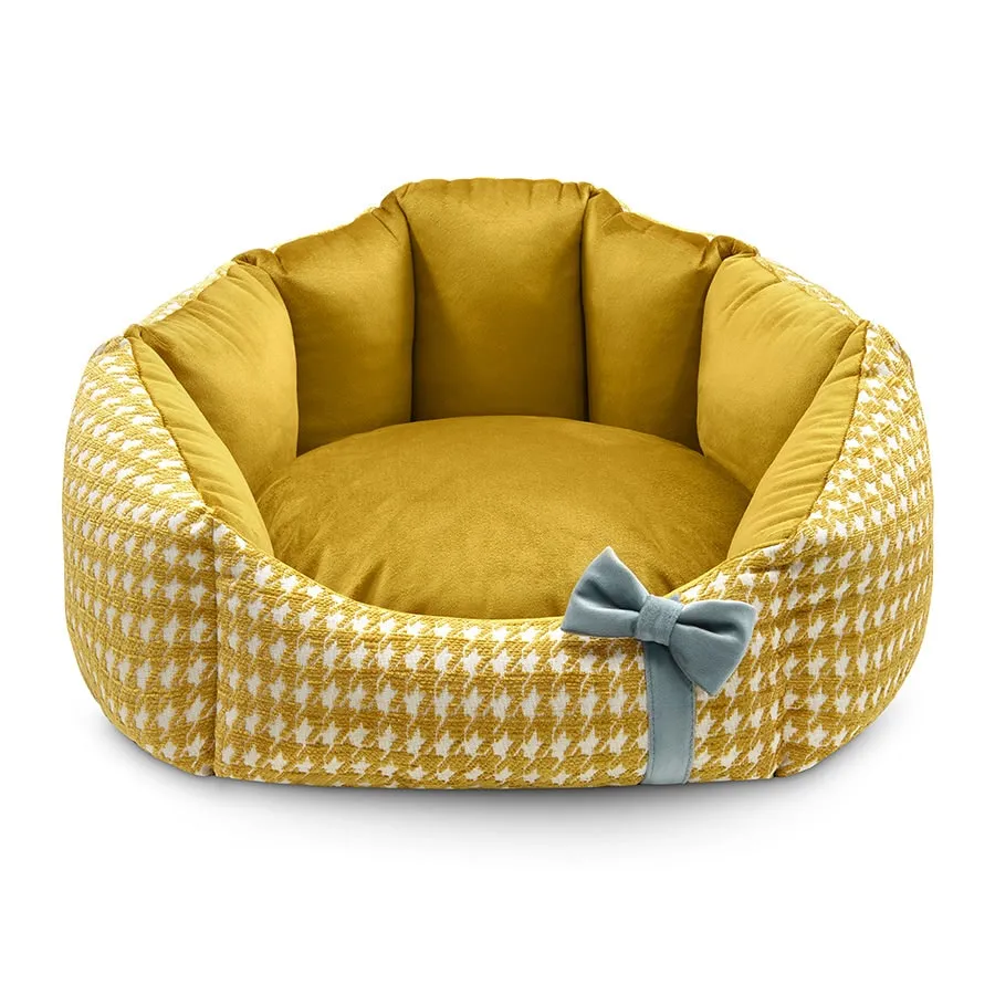 Oh Charlie Round Dog Bed Glamour
