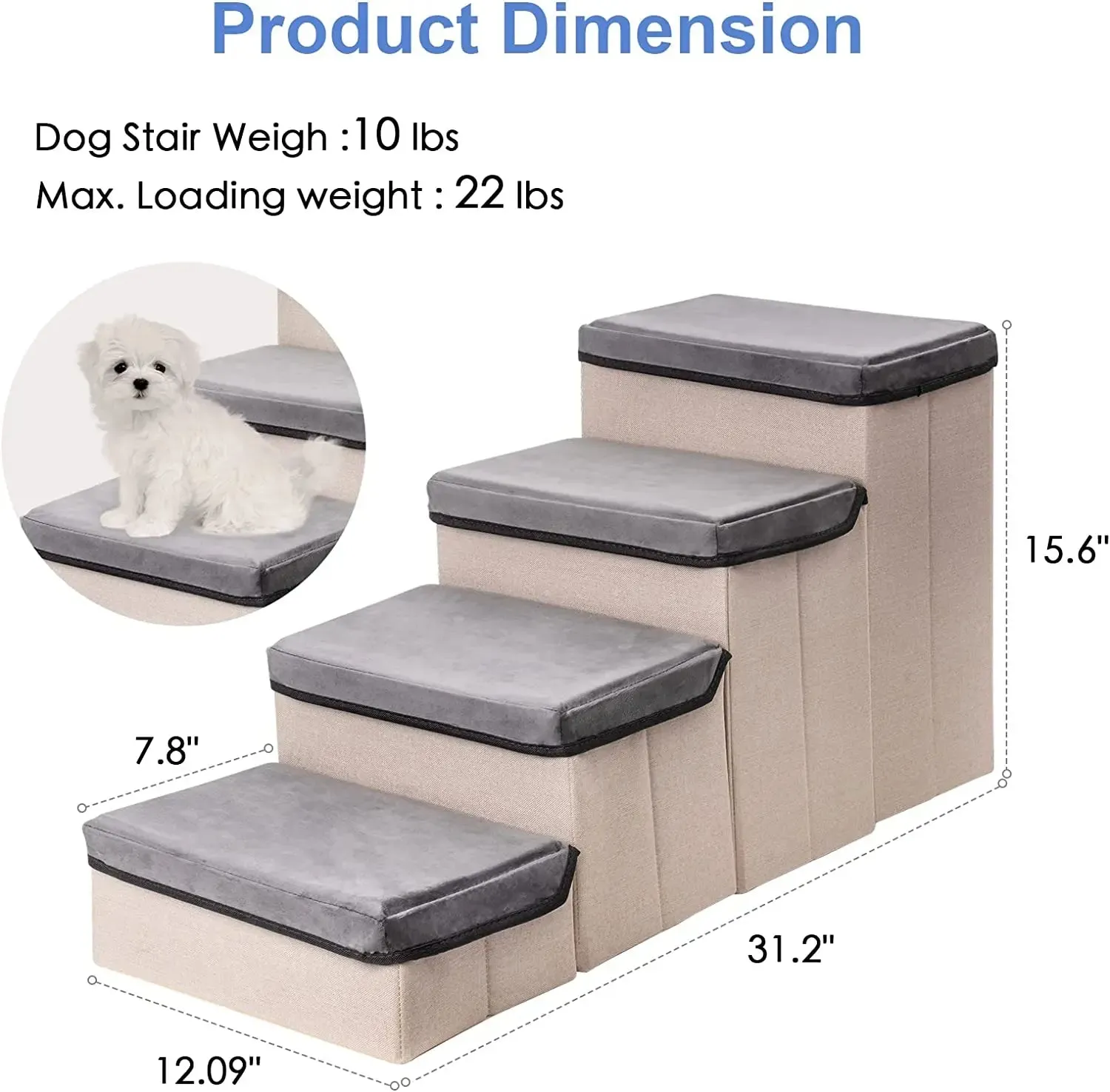 Pat and Pet Emporium | Pet Home Products | Stairs for Small Pet