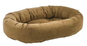 Pet Bed- Donut Shape-Toffee Color Microvelvet