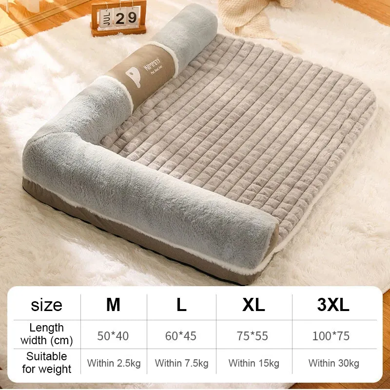 Pet Cat Nest - Winter Warmth - Removable Dog and Cat Sofa Nest - Small Dog Sofa Bed - Washable Deep Sleep