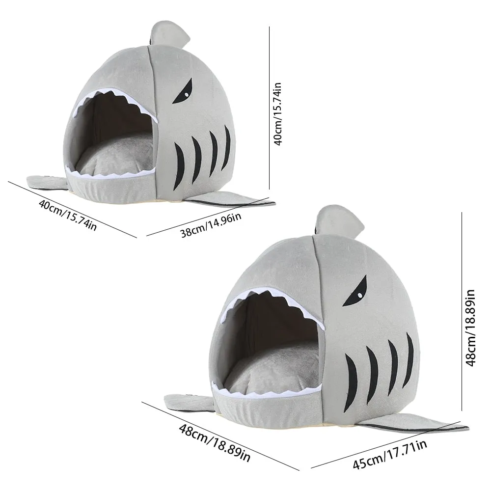 Pet House (Cats or Small Dogs): Shark Motive