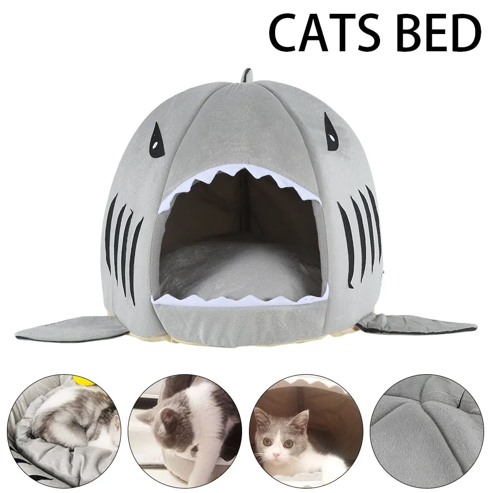 Pet House (Cats or Small Dogs): Shark Motive