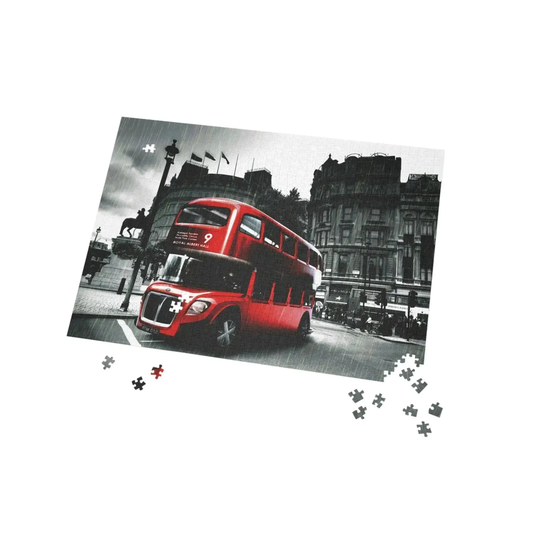 Signature Red Bus In London Puzzle 1000 Pieces