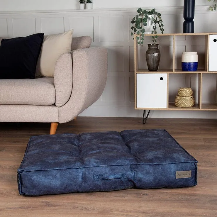 The Kensington Mattress Luxury Dog Bed Cushion - Navy