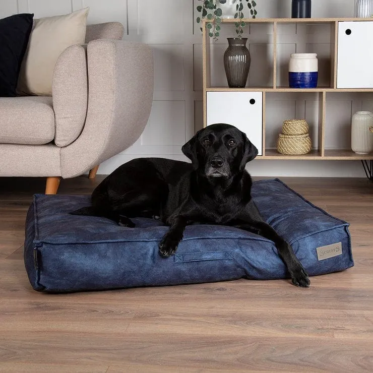 The Kensington Mattress Luxury Dog Bed Cushion - Navy