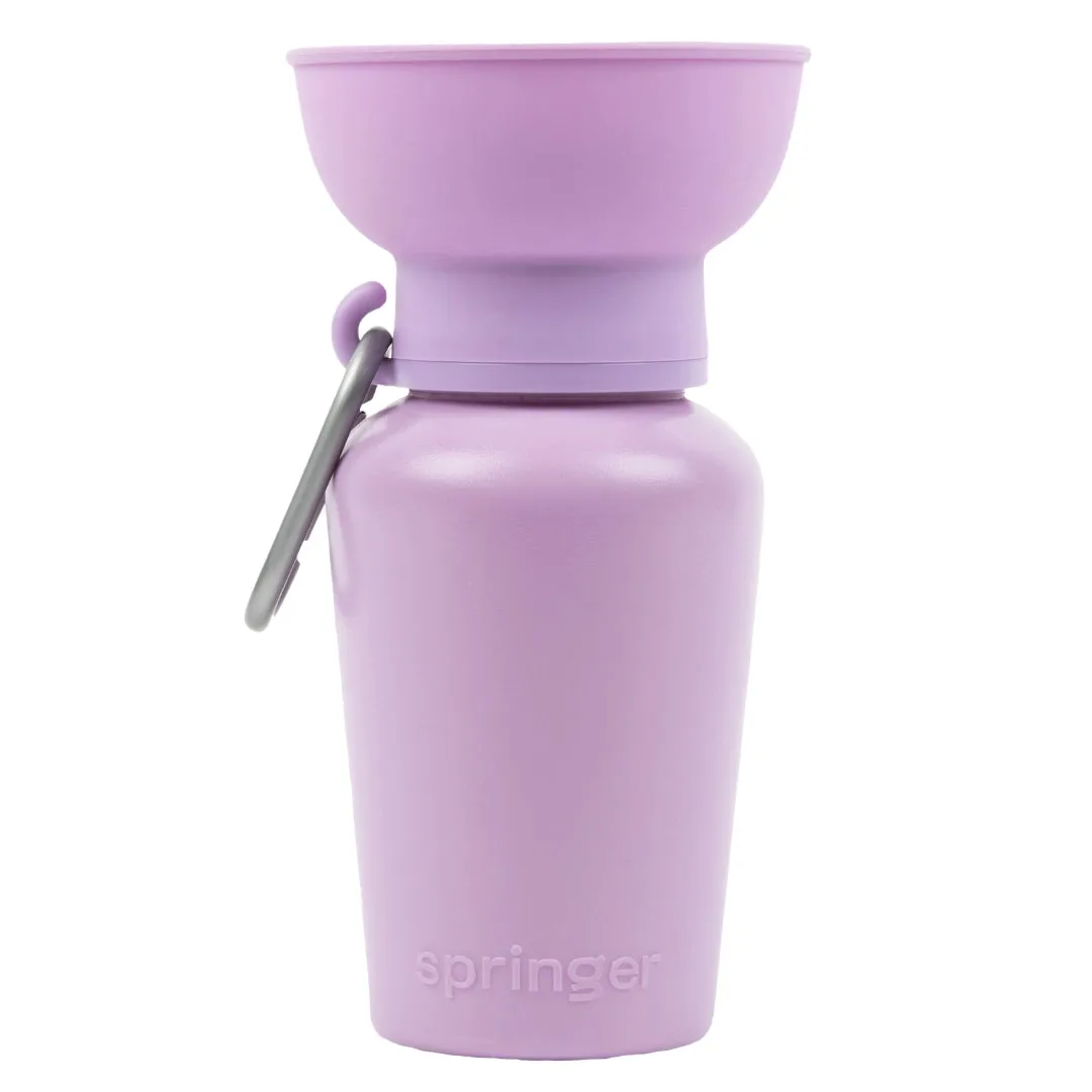 Travel Water Bowl Flip Top Water Bottle for Dogs