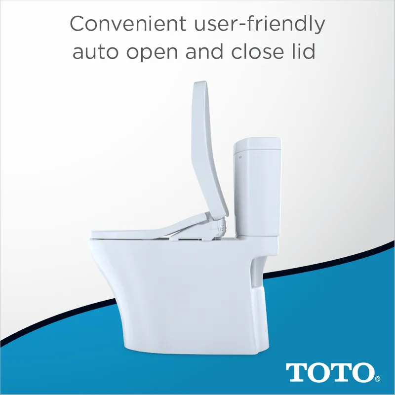 Washlet S350e Round Electronic Bidet Seat in Cotton White