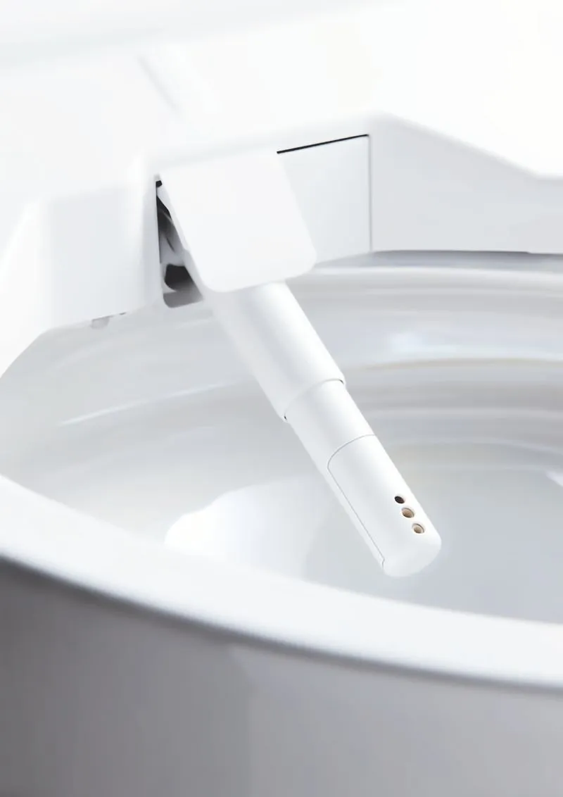 Washlet S350e Round Electronic Bidet Seat in Cotton White