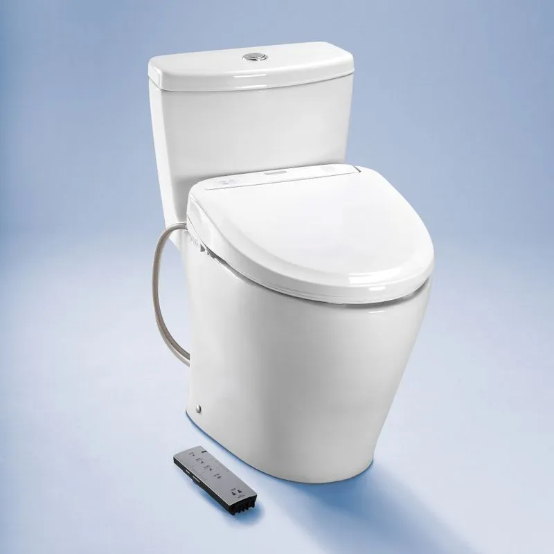 Washlet S350e Round Electronic Bidet Seat in Cotton White