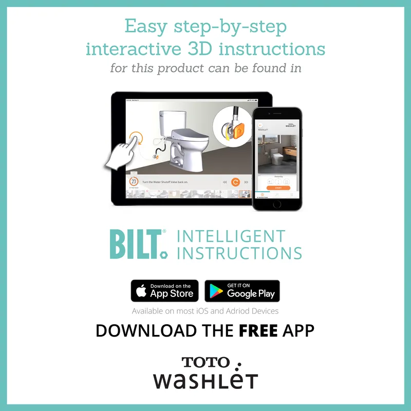 Washlet S350e Round Electronic Bidet Seat in Cotton White