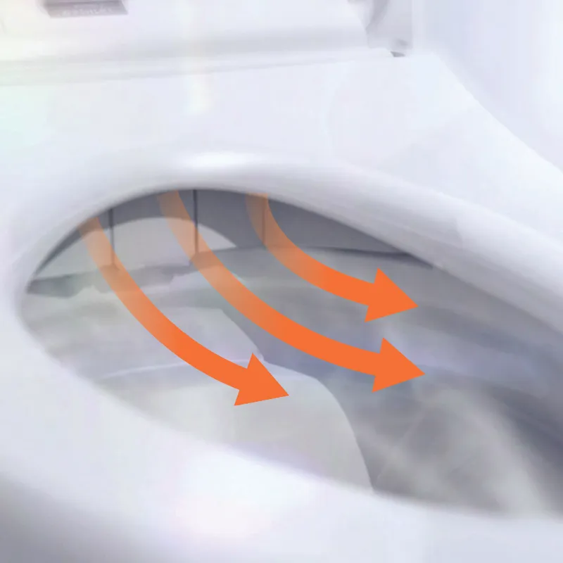 Washlet S350e Round Electronic Bidet Seat in Cotton White