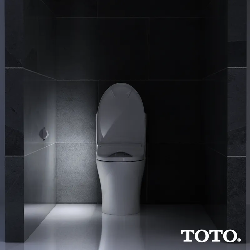 Washlet S350e Round Electronic Bidet Seat in Cotton White