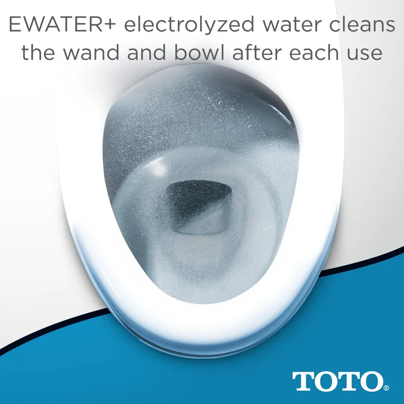 Washlet S350e Round Electronic Bidet Seat in Cotton White