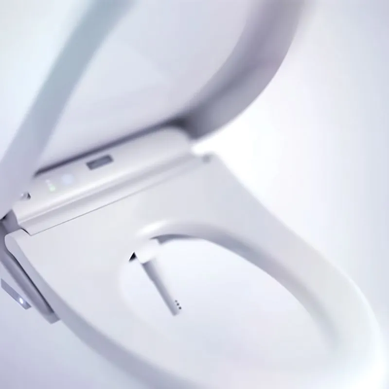 Washlet S350e Round Electronic Bidet Seat in Cotton White