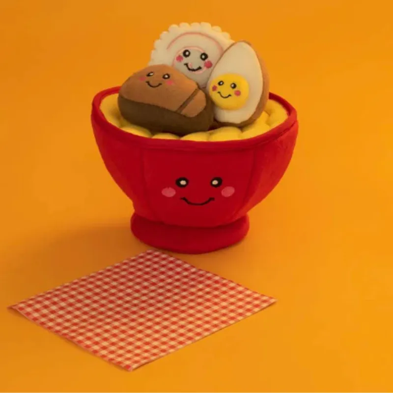 ZippyPaws Burrow Ramen Bowl Dog Toy
