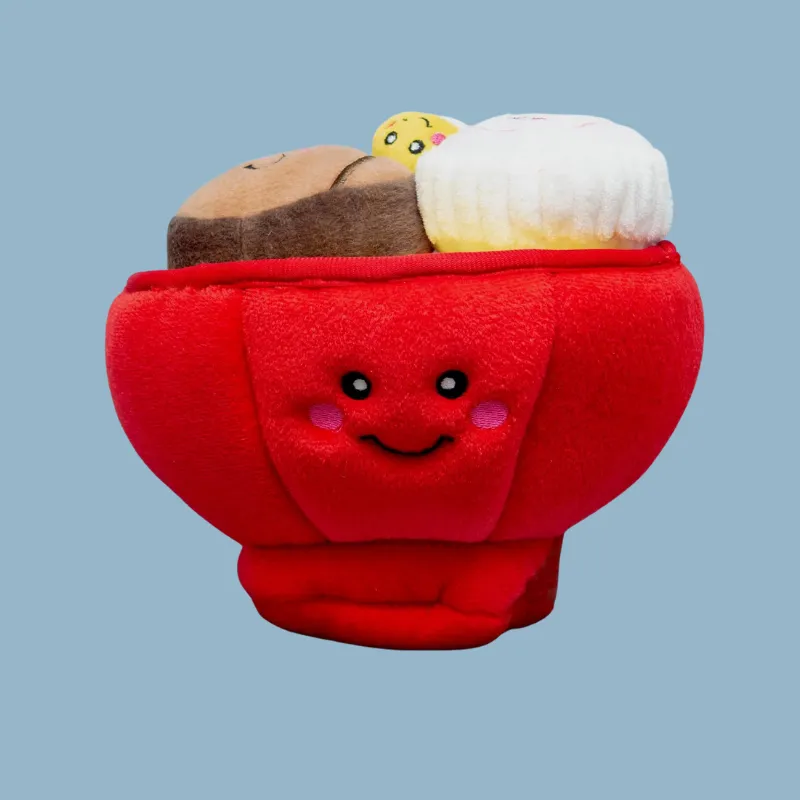 ZippyPaws Burrow Ramen Bowl Dog Toy