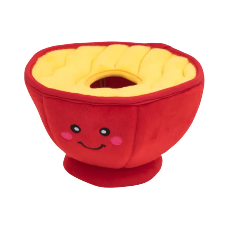 ZippyPaws Burrow Ramen Bowl Dog Toy